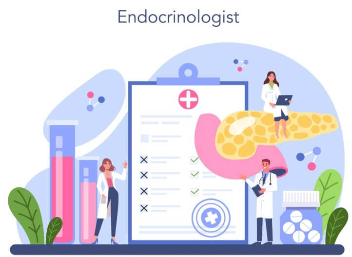 환자와 상담하는 의사