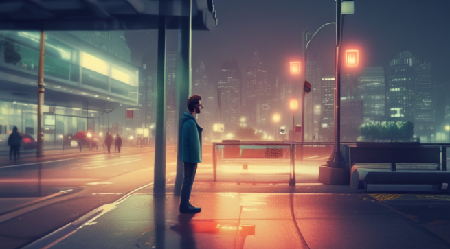 서울 시내버스 파업, 버스정류장