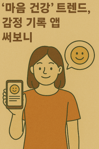 마음 건강 트렌드 앱 사진