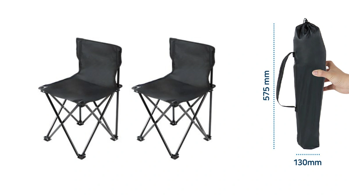 가을 캠핑 축제 행사에 필용한 접이식 의자