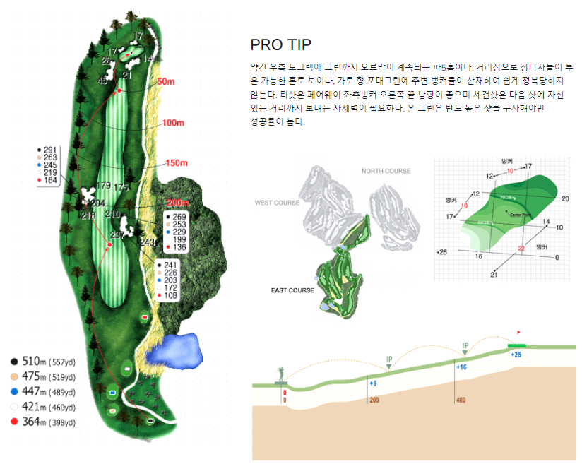 핀크스 골프클럽 동코스 9