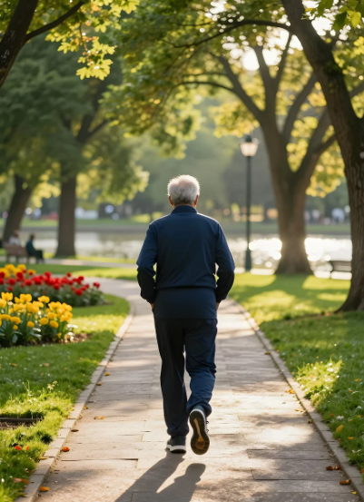 걷기는 운동 강도는 낮지만 꾸준히 이어가기 쉽다