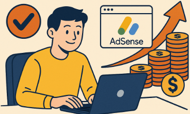 애드센스 수익화 이미지