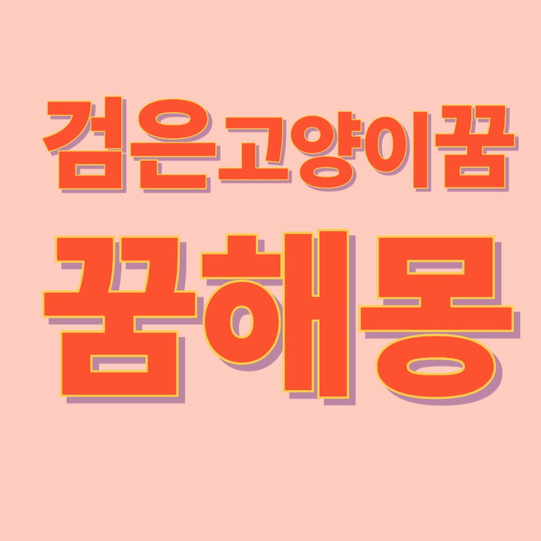 검은 고양이 꿈 해몽