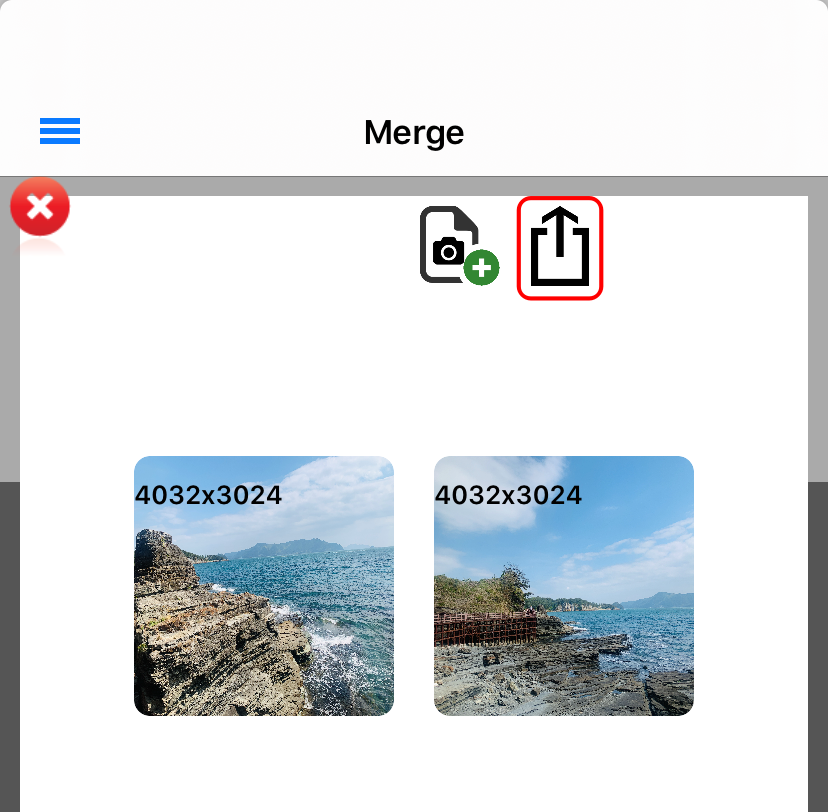 아이폰 사진 합치기 초간단 방법4