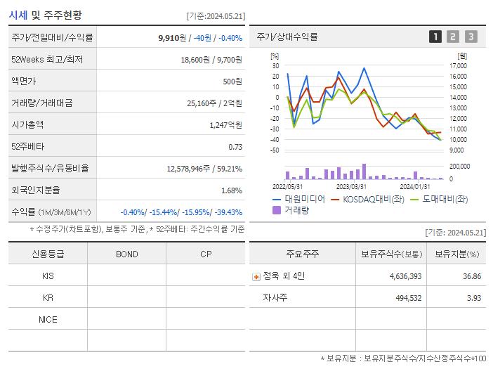 대원미디어_기업개요