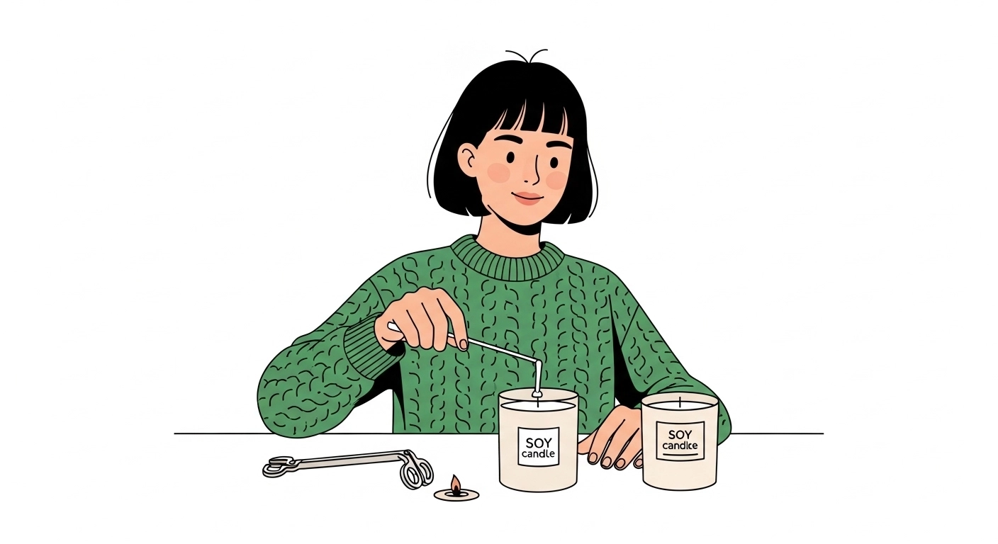 >원룸 자취방 아로마 캔들 사용법 총정리 &ndash; 소이왁스, 워머, 환기법까지