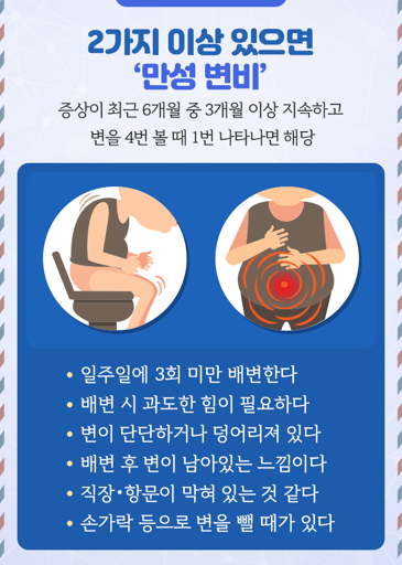 변비 탈출을 위한 종합 치료법
