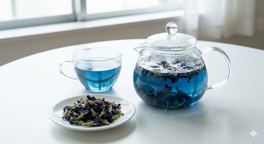 풍부한 안토시아닌과 점액질 성분으로 기관지 점막을 보호하고 기침·인후염을 즉각 완화하는 천연 보호막 블루멜로우티