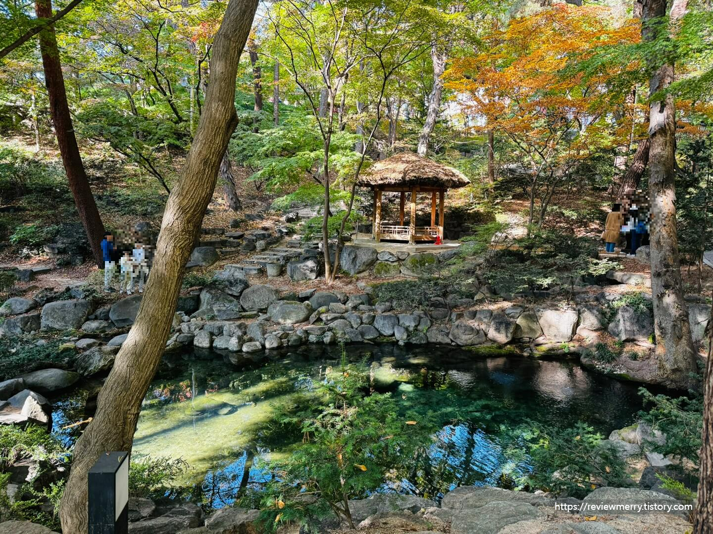 청와대 내부 풍경