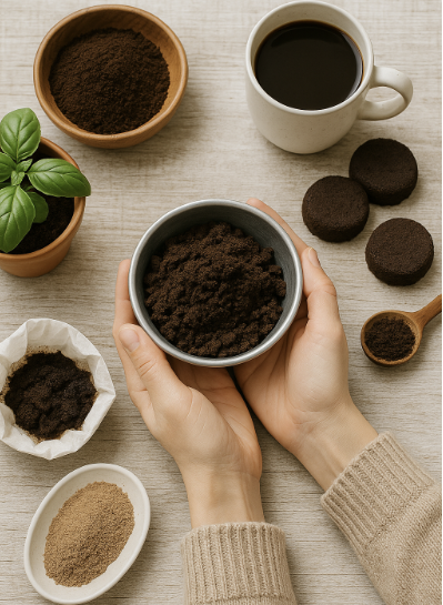 커피 찌꺼기, 버리지 마세요! 일상 속 놀라운 활용법 7가지 관련 사진