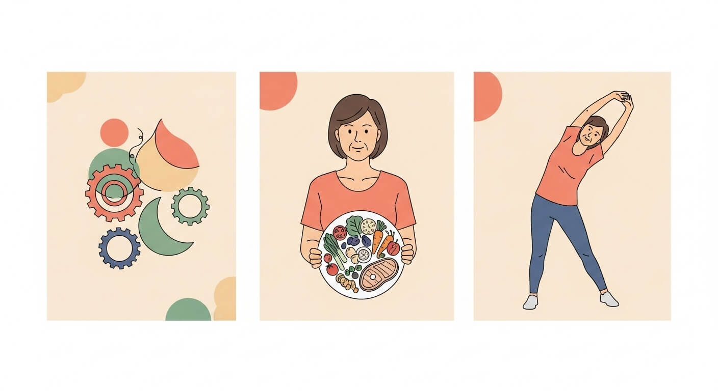 중년 여성 비만치료 팁 (호르몬, 식단, 생활습관)