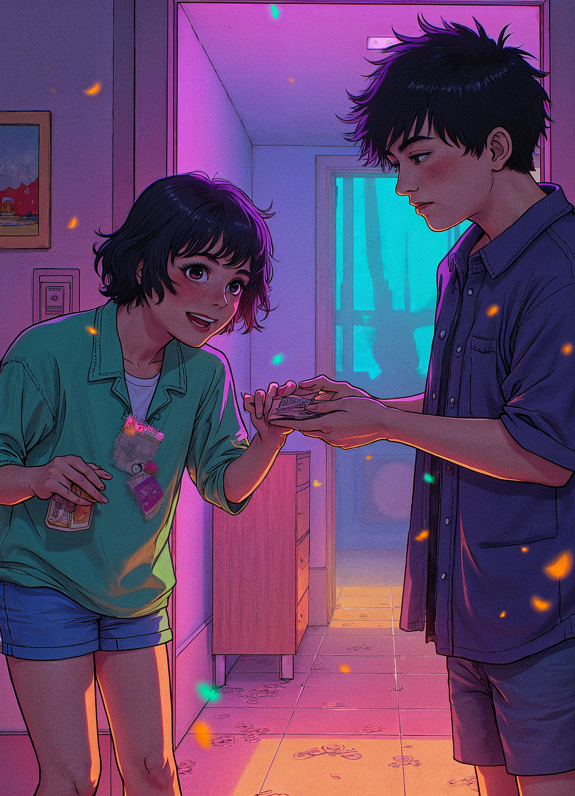 아는 사람에게 돈 받는 꿈