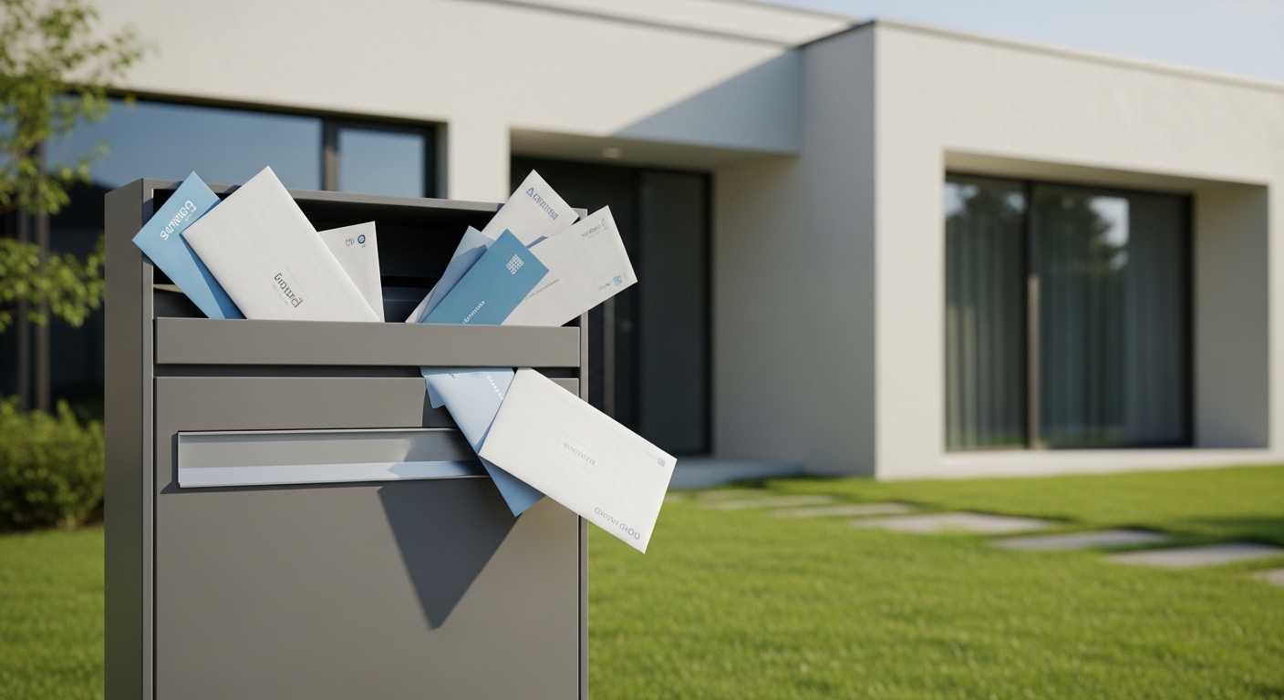 왜 타인 법인의 우편물이 우리 집으로 올까요?