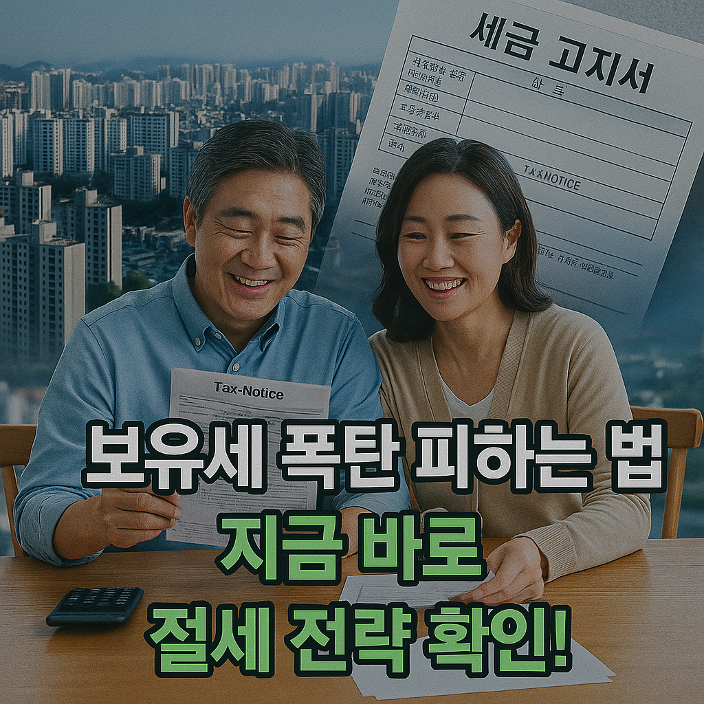 보유세 절세 전략 검토