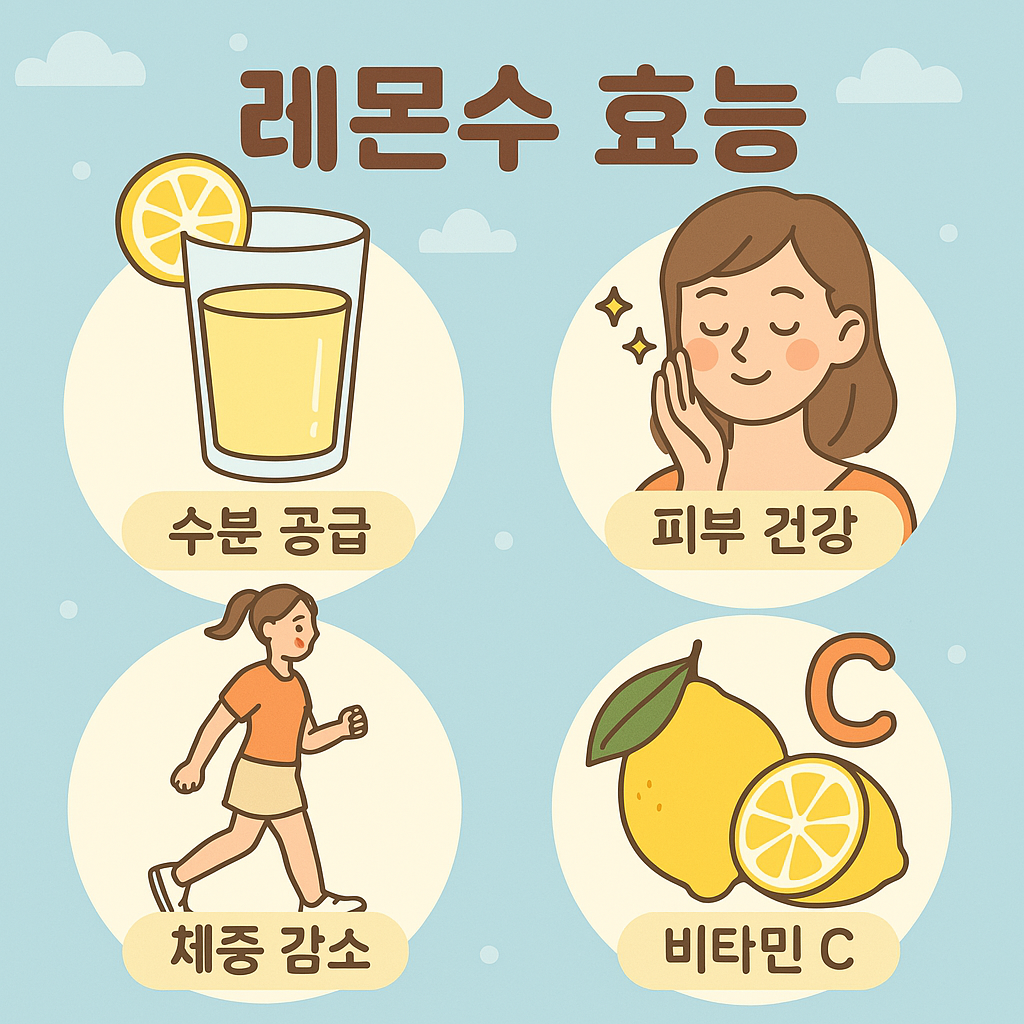 레몬수 효능 만들기