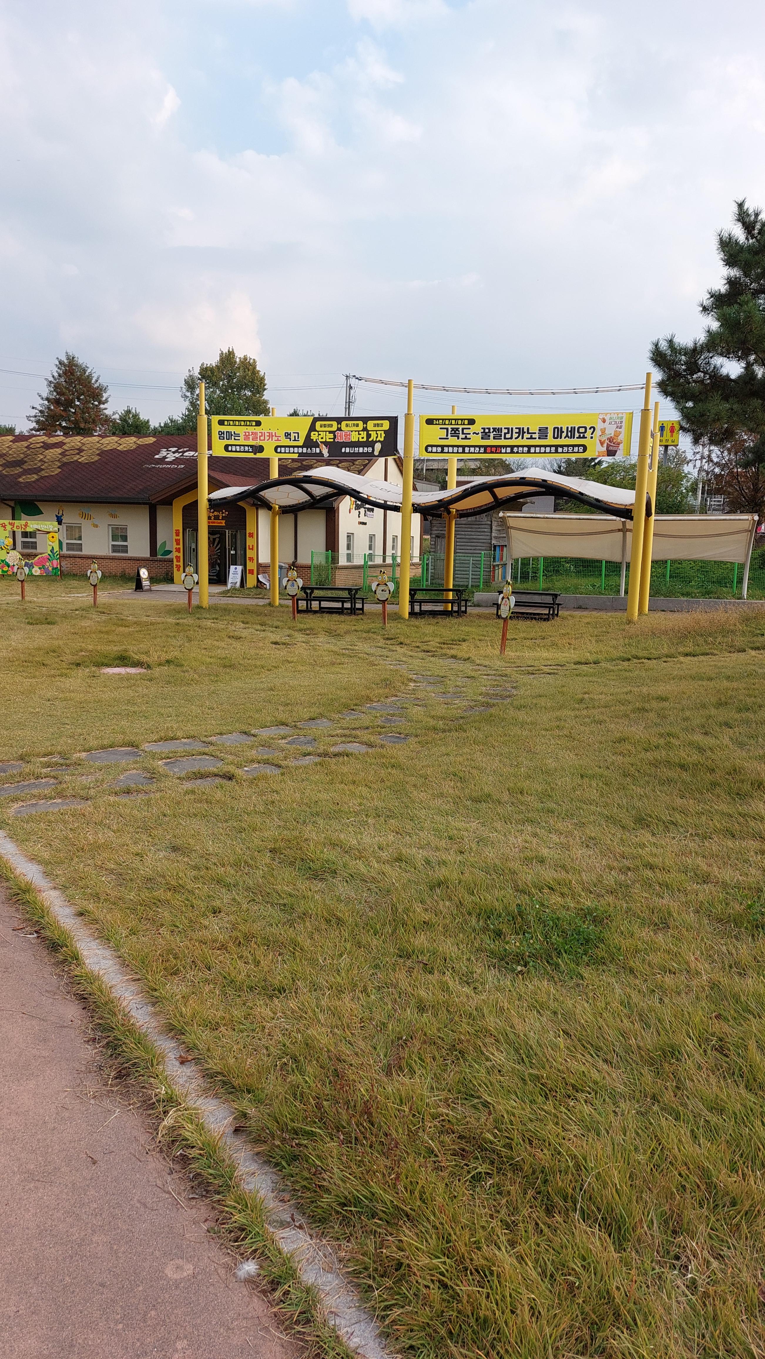 안성팜랜드 허니카페 전경