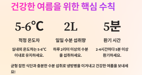 냉방병 약 추천, 증상, 치료법 및 예방법, 좋은음식