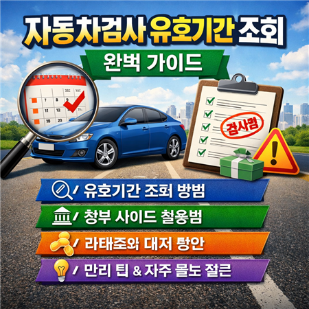 자동차검사 유효기간 조회