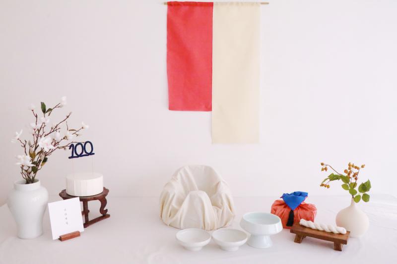 전통 백일상 돌상(오즈의 마법사)-100일상 돌상 한복 대여 모건테이블 울산 대구