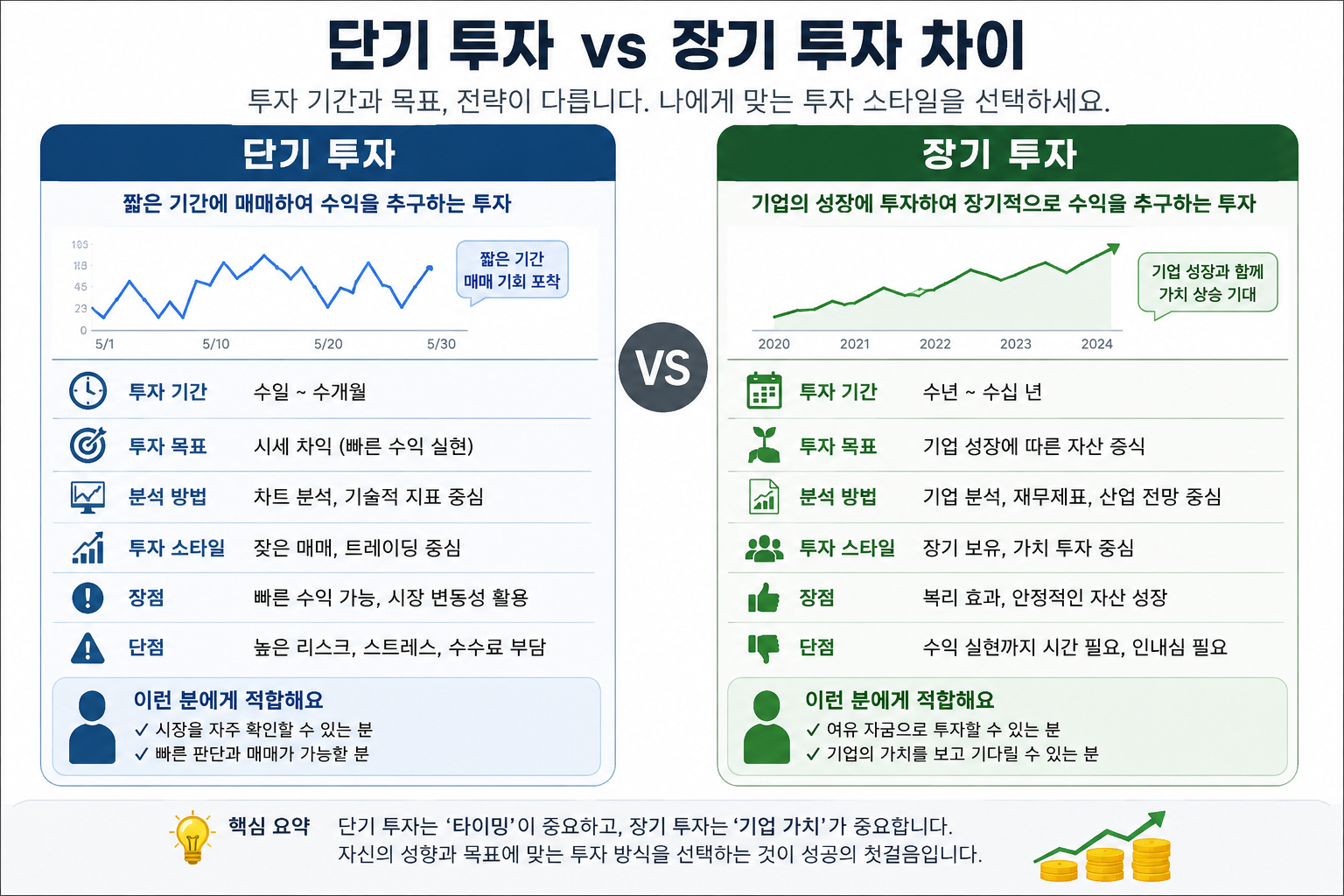 단기 장기투자 차이 관련 이미지
