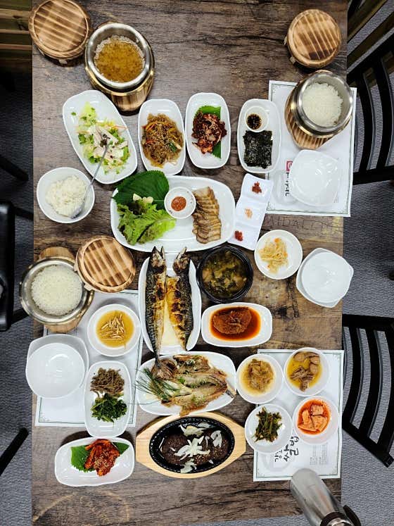 매일아침 강화도 여행 한정식 쌀밥정식