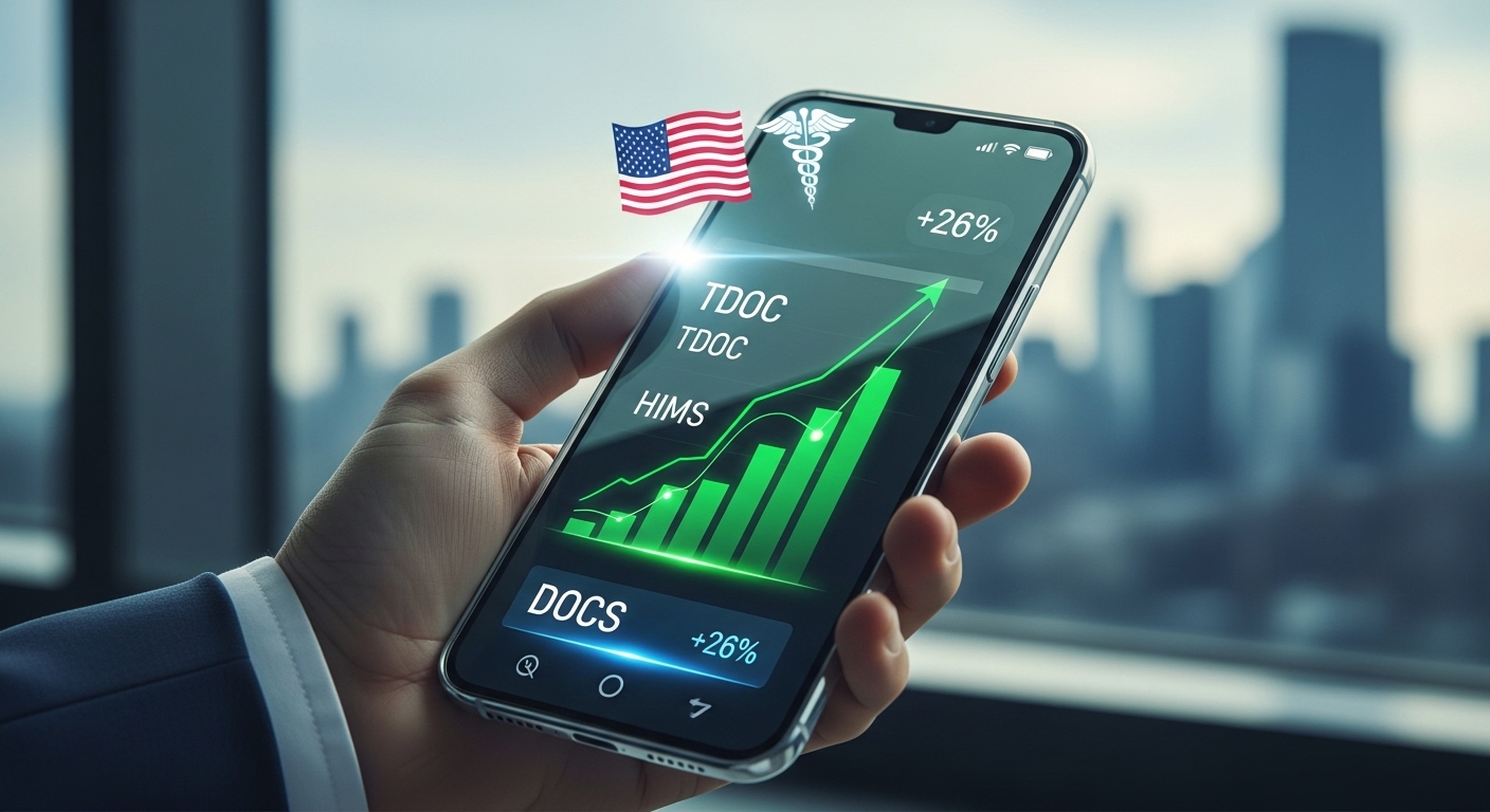 2026년 미국 원격의료 주식 전망: 텔라닥&middot;힘스앤허스 등 TOP 3 종목 분석과 시장 트렌드