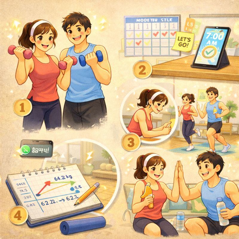 운동 루틴을 꾸준히 유지하는 5가지 실전 팁