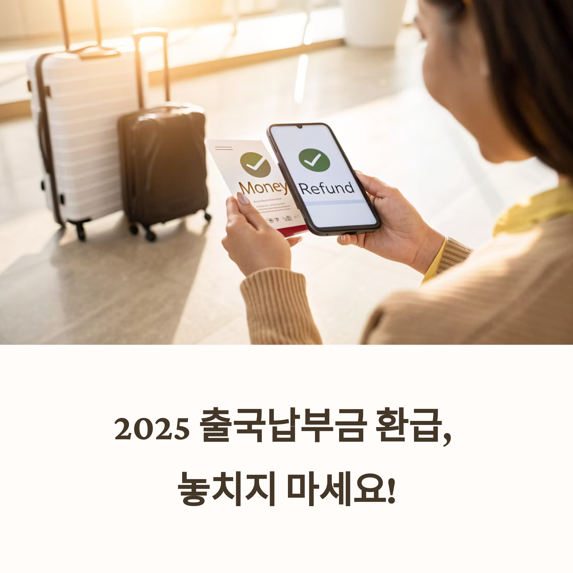 2025 출국납부금 환급, 몰라서 못 받는 돈 이제 챙기세요!