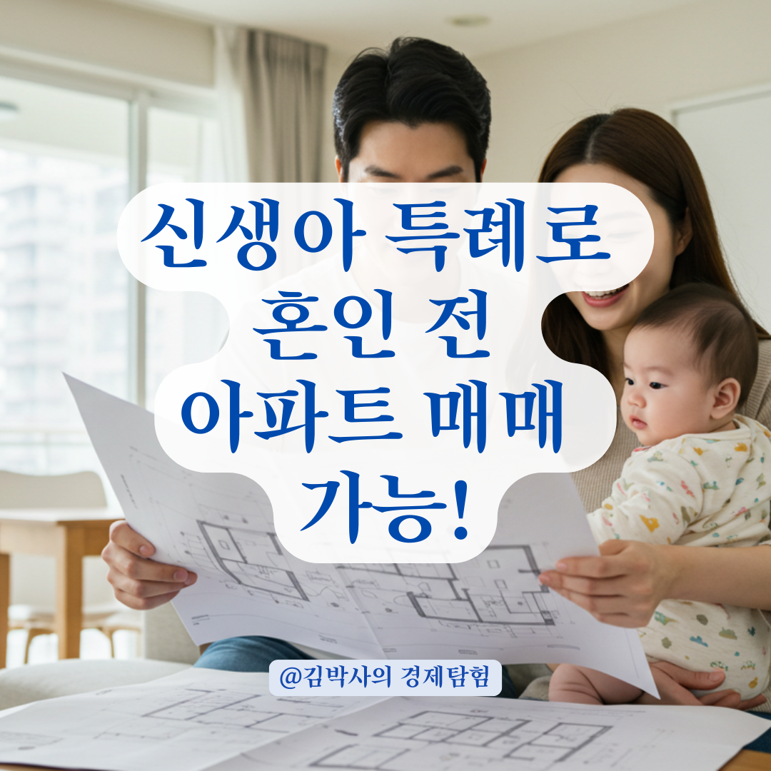 혼인신고 전이라도 가능! 신생아 특례로 아파트 매매를 노려볼 수 있는 조건