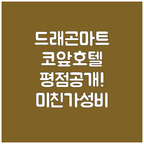 두바이 드래곤 마트 인접 호텔 5곳 ..