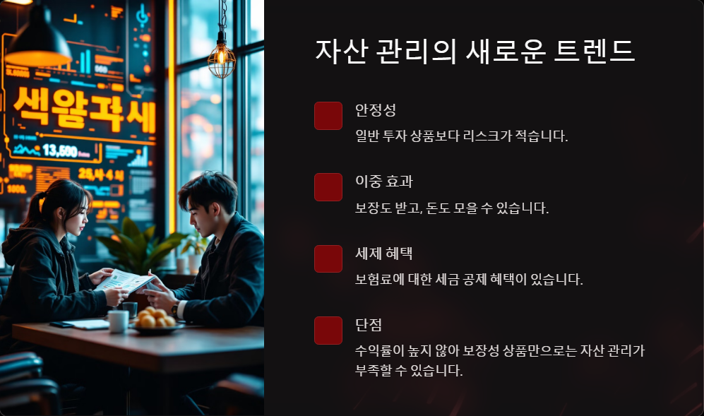 재테크와 보험의 만남: 보장성 상품을 통한 자산 관리