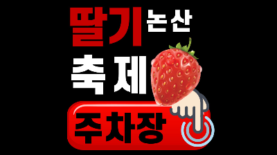 논산 딸기축제 주차장
