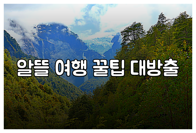 알뜰 여행 꿀팁 대방출
