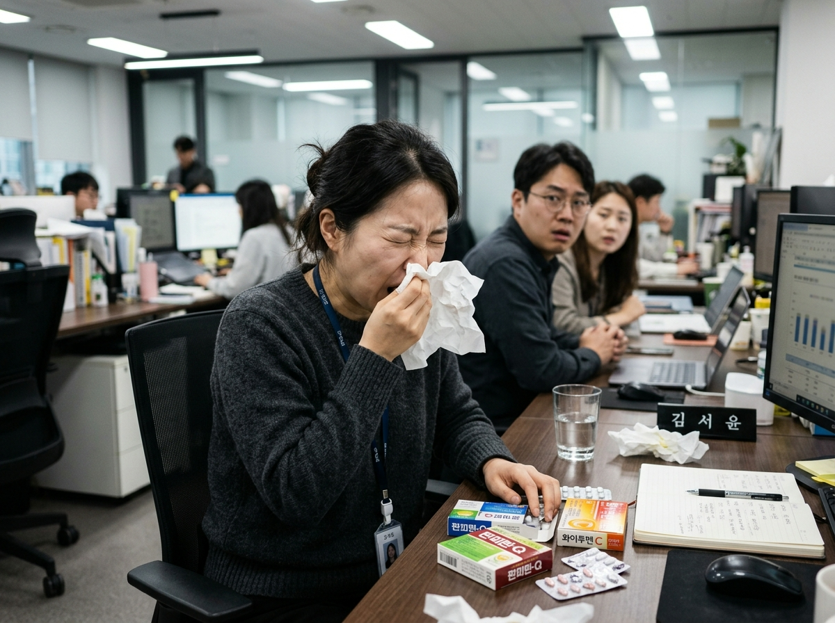 알레르기 비염, 알레르기 비염 증상, 감기 안 낫는 이유, 재채기 반복