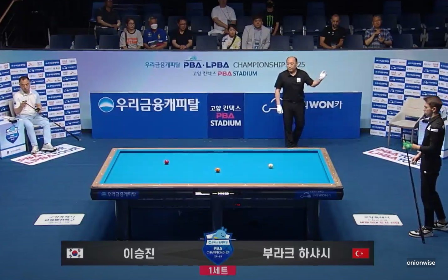 부라크 하샤시 이승진 경기결과 - 우리금융캐피탈 PBA 챔피언십 8강