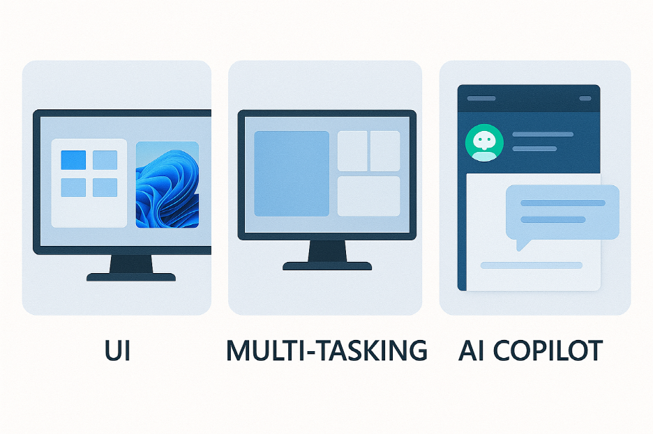 윈도우11 핵심 3대 기능에 대한 사진
