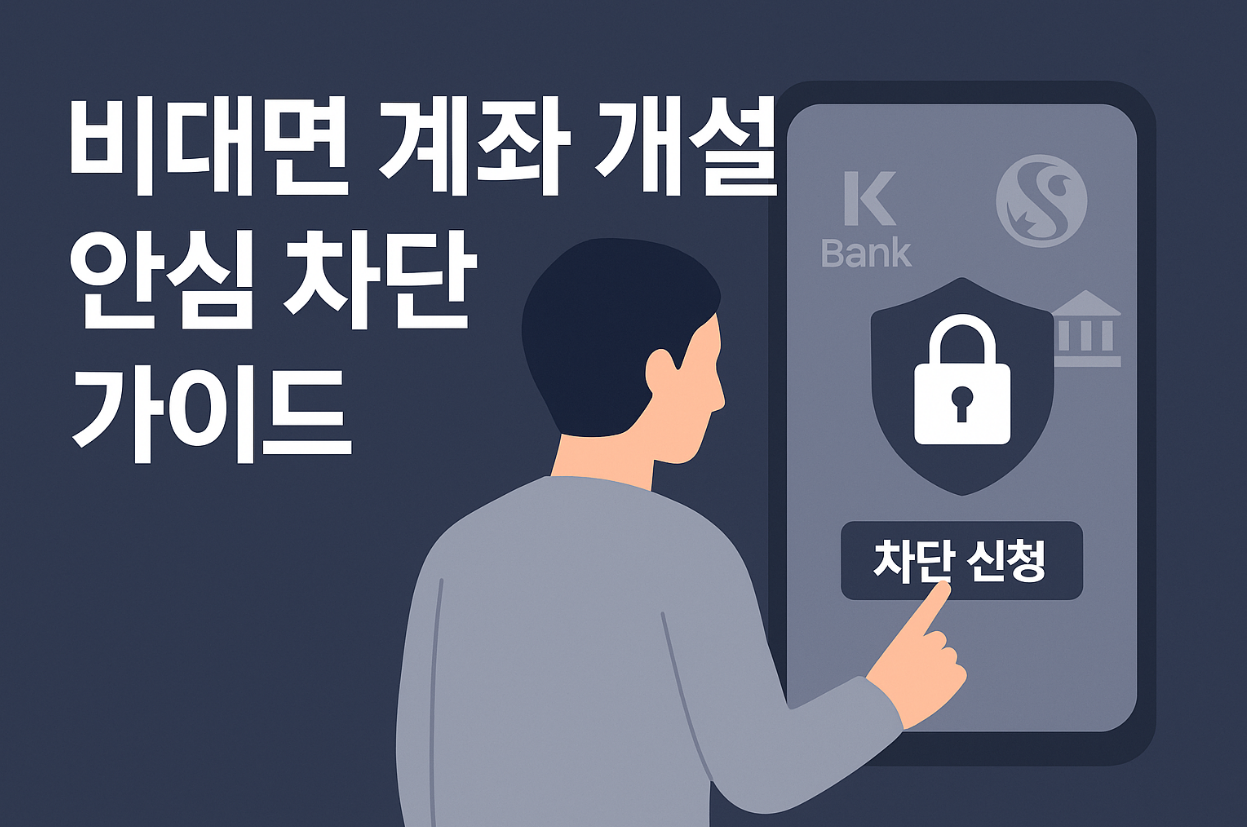 비대면 계좌 개설 안심 차단, 2025년 금융보안의 핵심 제도