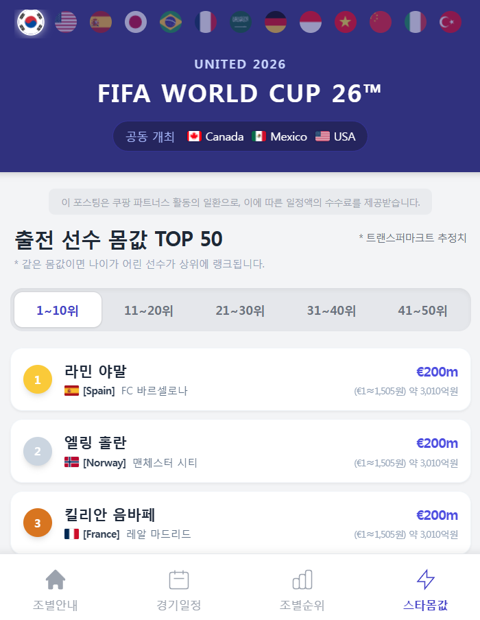 스타몸값