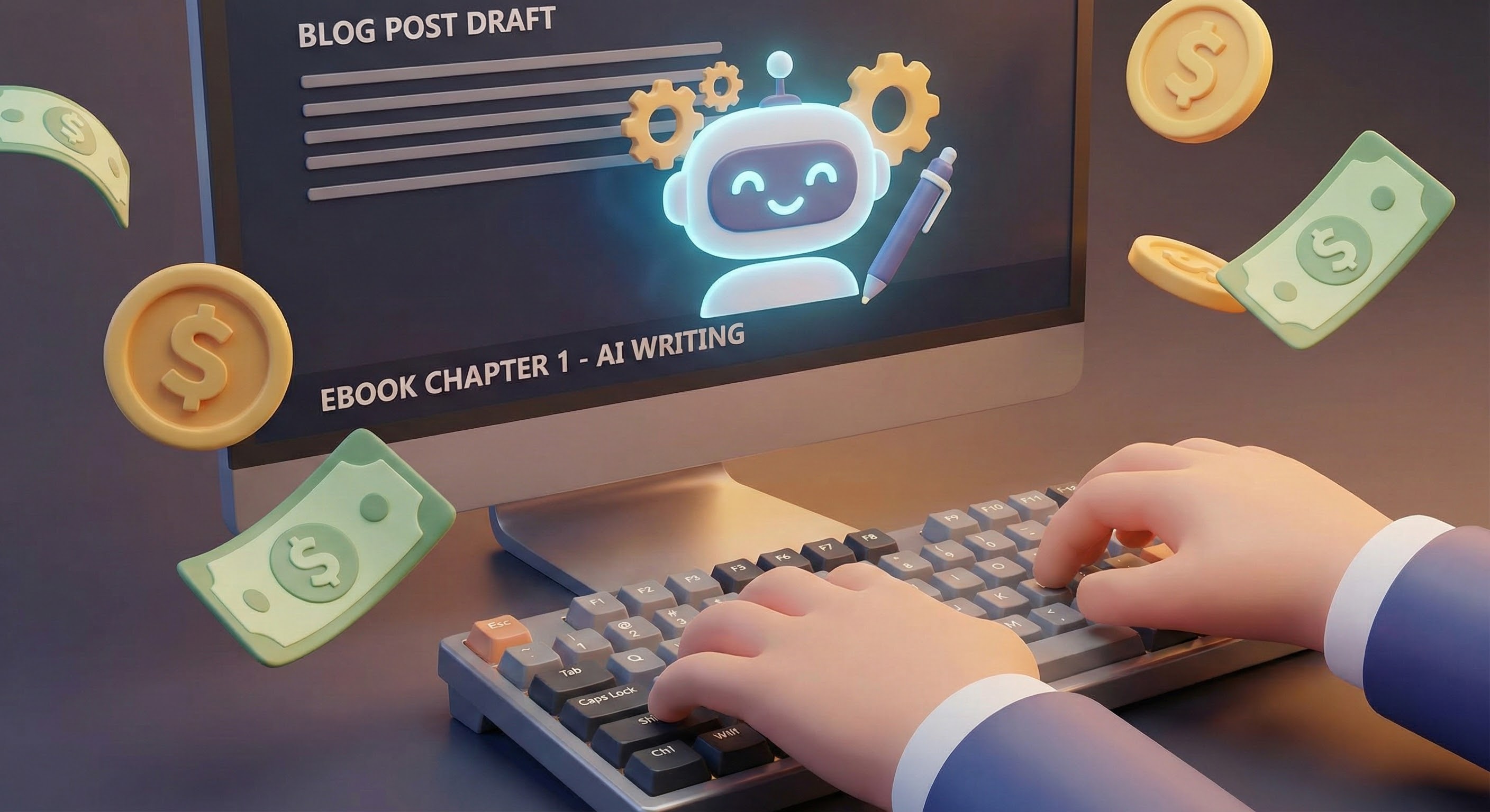 인공지능의 도움을 받아 블로그 글과 전자책을 작성하여 부수입을 만드는 과정