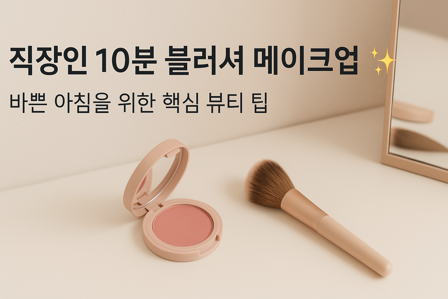 블러셔 메이크업