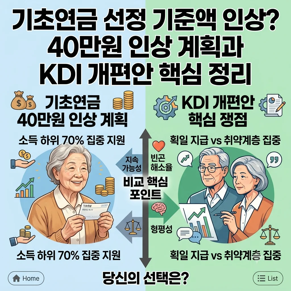 2025 2026 기초연금 선정기준액 인상 및 수급자격 핵심 개편안 안내