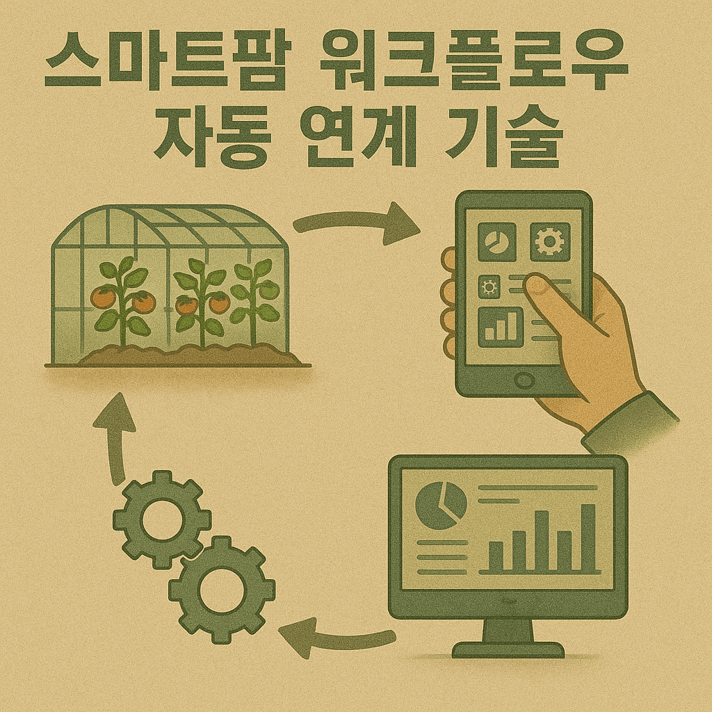 스마트팜 워크플로우 자동 연계 기술