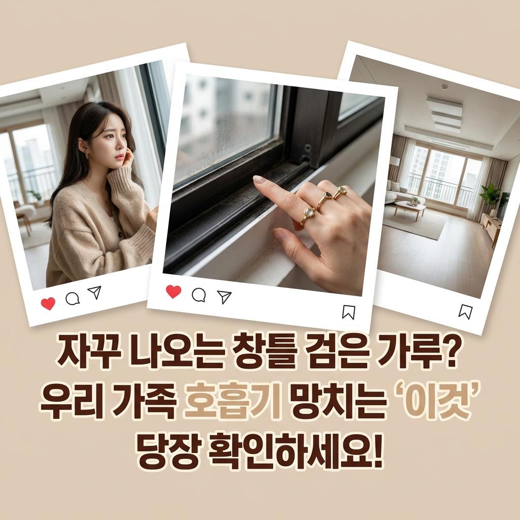 코막힘 유발 방충망 모헤어 가루 즉시 교체해야 하는 이유와 샷시 관리법