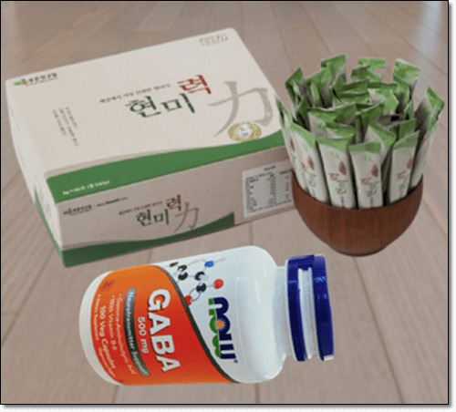 가바쌀과 보충제