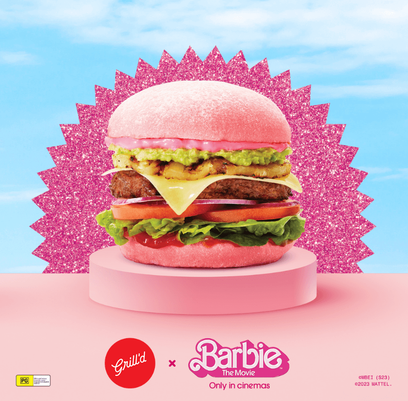 바비 핑크 버거 그릴디