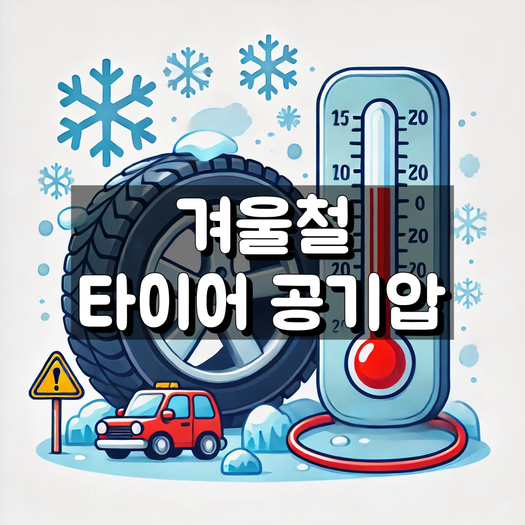 겨울철 타이어 공기압 대표 이미지