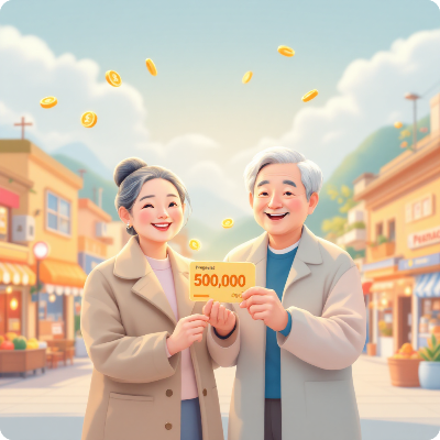 괴산군 민생안정지원금 신청 이미지