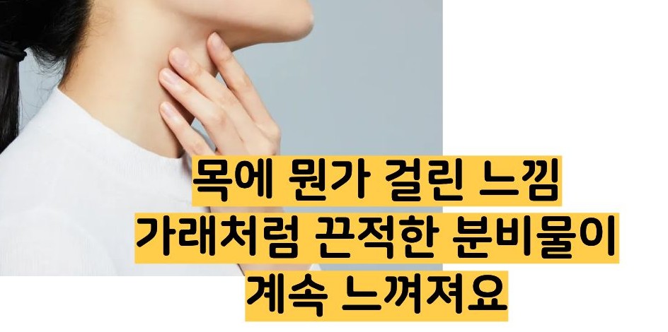 후비루 증상