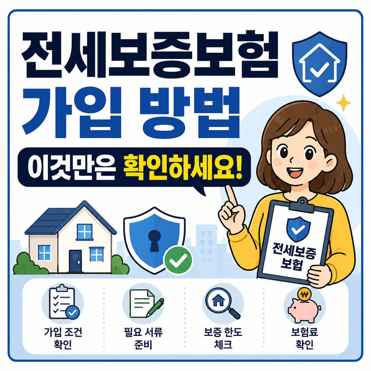 전세보증보험 가입 방법